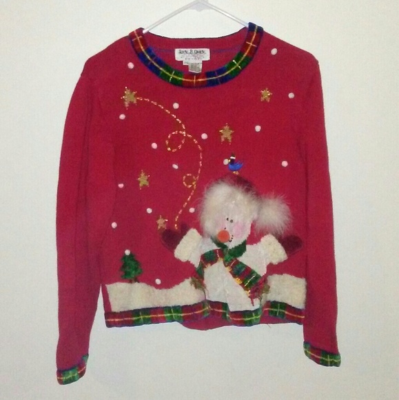 Sweaters - Jack B Quick Petites Swester Decorative Christmas